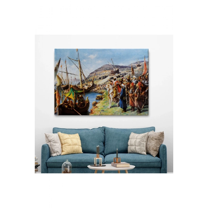 Fatih Sultan Mehmetin İstanbul Kuşatması, Gemileri Karadan Yürütme Tablosu-6616