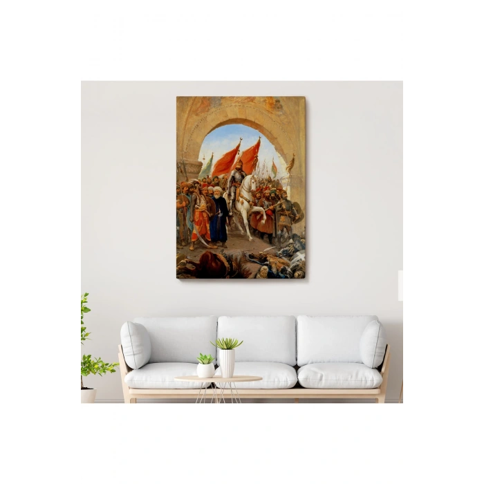 Fatih Sultan Mehmet Istanbula Girişi Tablosu - Fausto Zonaro -6439