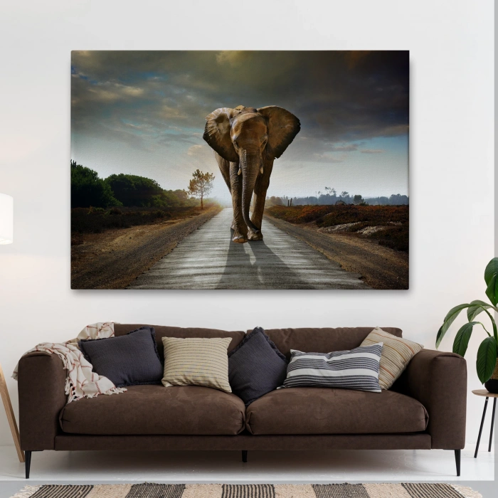 Fil Dekoratif Kanvas Tablo 1118