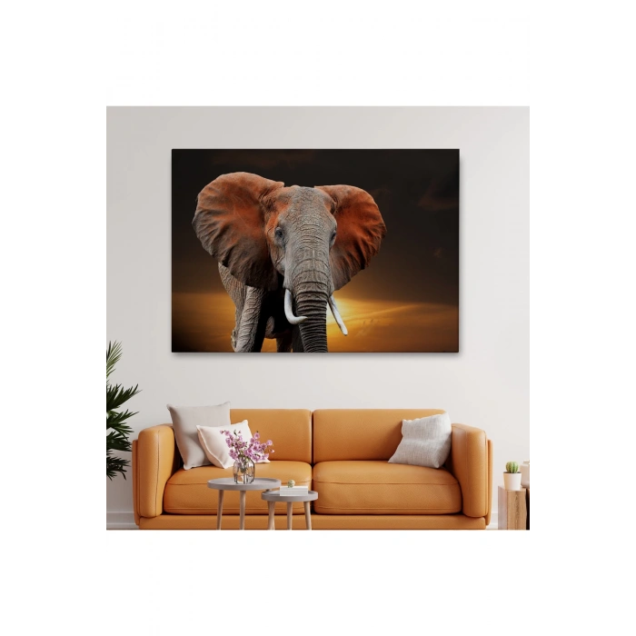 Fil Dekoratif Kanvas Tablo 1167