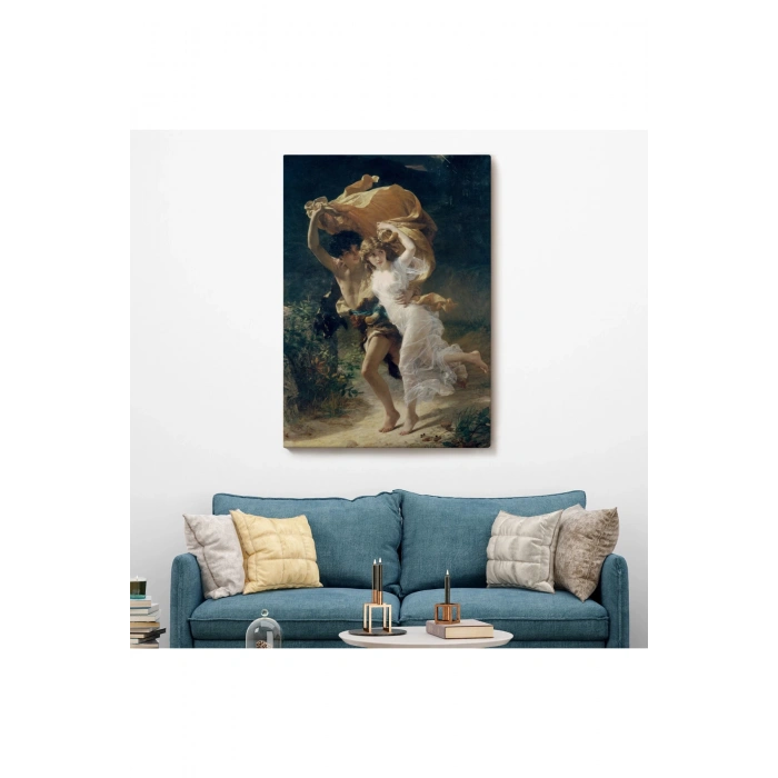 Fırtına Tablosu - Pierre Auguste Cot - The Storm-6476