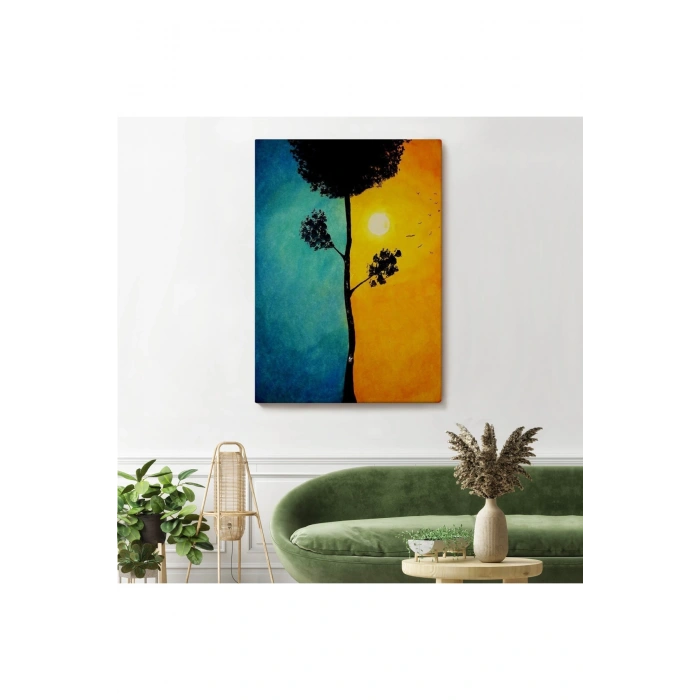 Gece Gündüz Sürreal Duvar Tablosu-6357