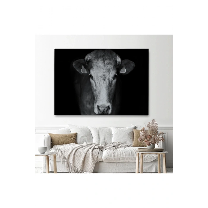 İnek  Dekoratif Kanvas Tablo 1137