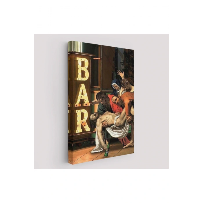 İsanın Defni Parodi Hrıstiyan Hediyesi Dekoratif Duvar Tablosu-6256