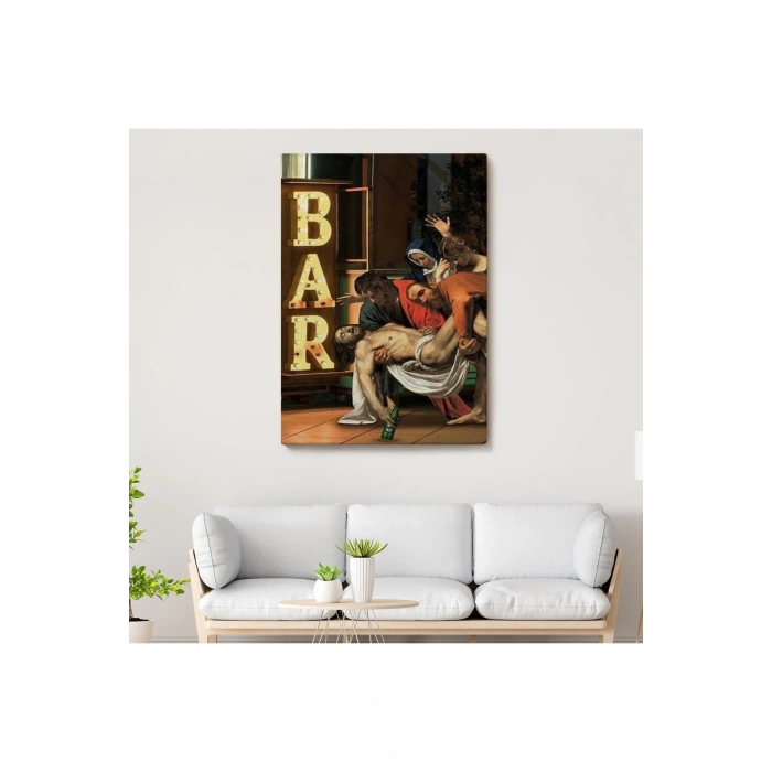 İsanın Defni Parodi Hrıstiyan Hediyesi Dekoratif Duvar Tablosu-6256