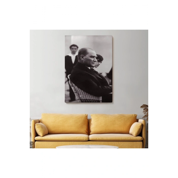 İskembede Oturan Mustafa Kemal Atatürk Tablosu-6315
