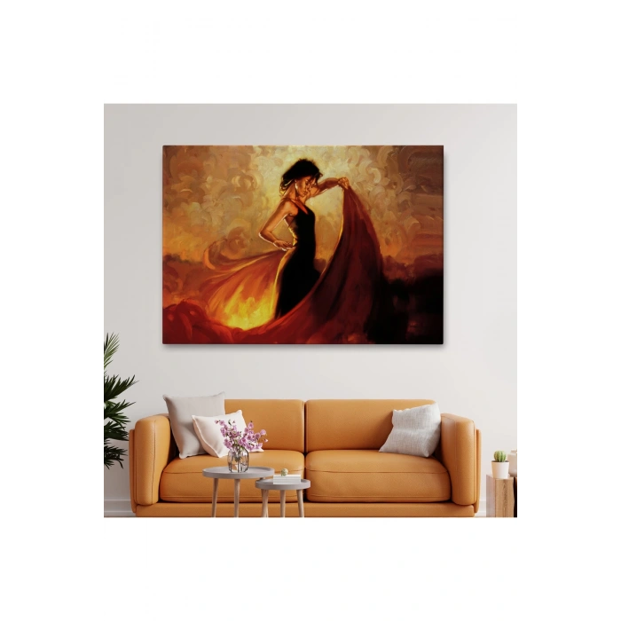 İspanyol Dansçı Kadın Tablosu-6595