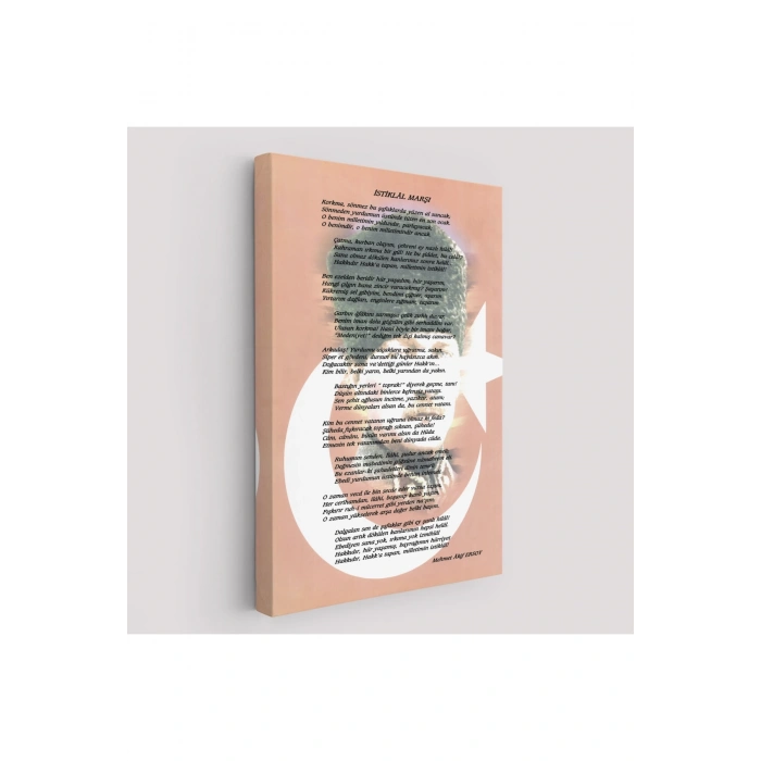 İstiklal Marşı Dekoratif Duvar Tablosu-6466