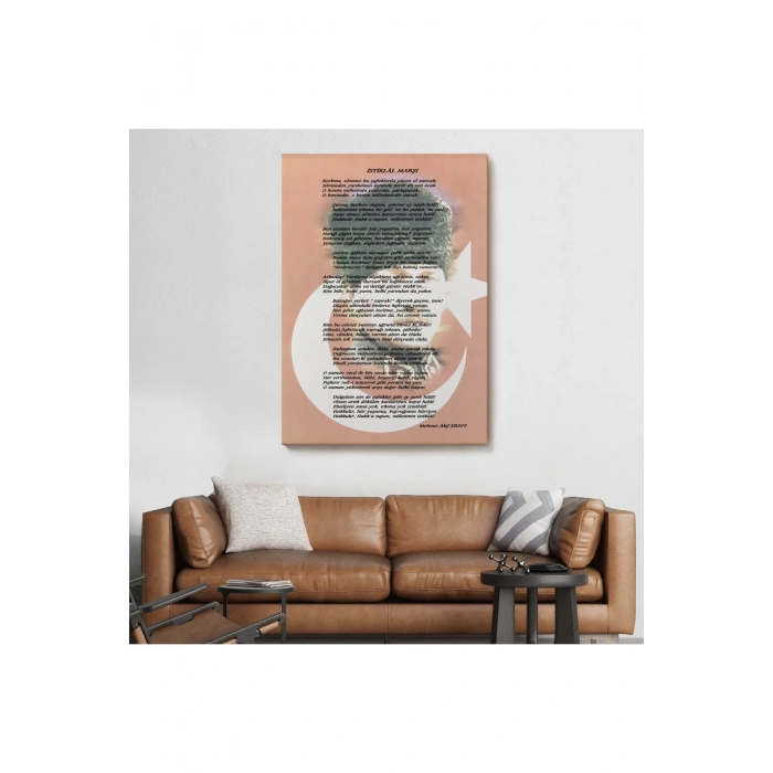 İstiklal Marşı Dekoratif Duvar Tablosu-6466