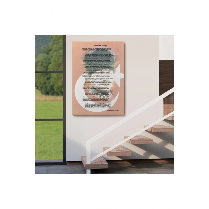 İstiklal Marşı Dekoratif Duvar Tablosu-6466