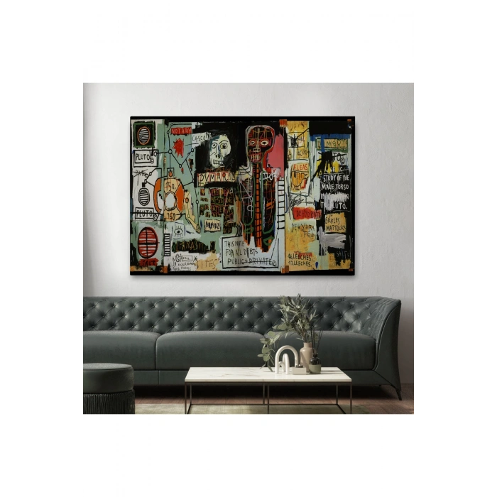 Jean Michel Basquiat Notary Kanvas Tablo-5002