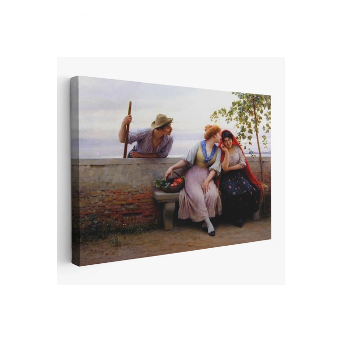 Kadınları Taciz Eden Adam Tablosu-6526