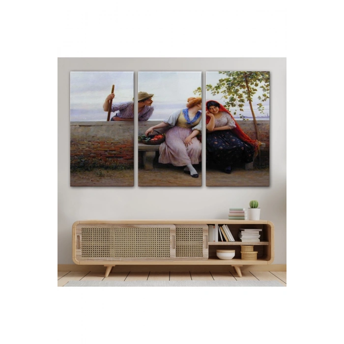 Kadınları Taciz Eden Adam Tablosu-6526