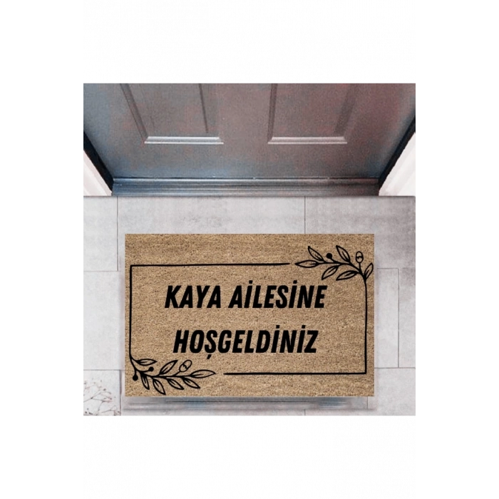 Kapı Önü Paspası Dekoratif Dijital Baskı Kişiye Özel P-2318