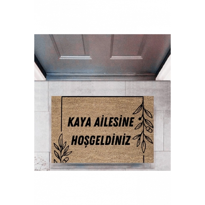 Kapı Önü Paspası Dekoratif Dijital Baskı Kişiye Özel P-2320