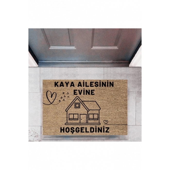 Kapı Önü Paspası Dekoratif Dijital Baskı Kişiye Özel P-2443