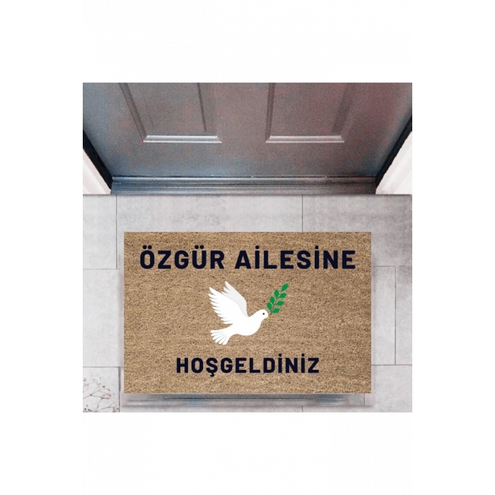 Kapı Önü Paspası Dekoratif Dijital Baskı Kişiye Özel P-2448