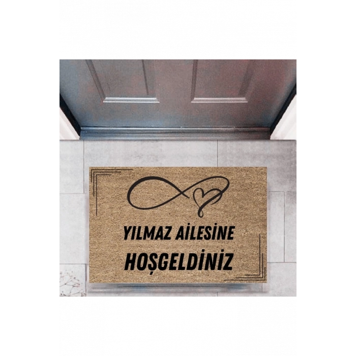 Kapı Önü Paspası Dekoratif Dijital Baskı Kişiye Özel P-2503