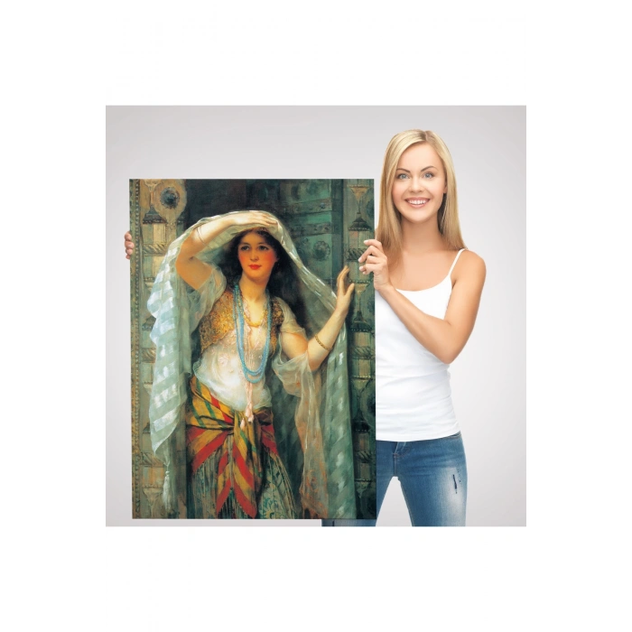 Kapıdan Bakan Cariye Tablosu - Arthur Wontner -6451