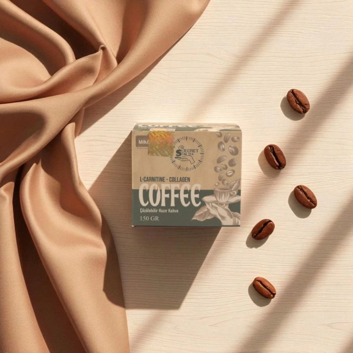 Kilo Vermeye ve Ödem Atmaya Yardımcı Kolojenli Sütlü Detox Kahve 1,5 Aylık (45 KULLANIM)- Net 150 gr