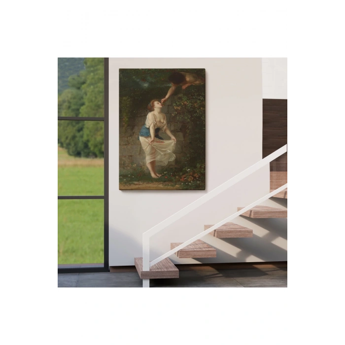 Kiraz Toplayan Sevgililer Duvar Tablosu-6255