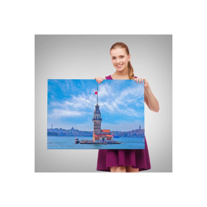 Kız Kulesi Dekoratif Kanvas Tablo-6513
