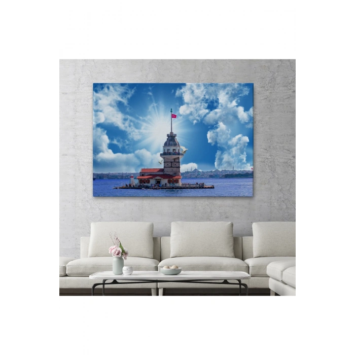 Kız Kulesi Manzarası Duvar Tablosu-6515