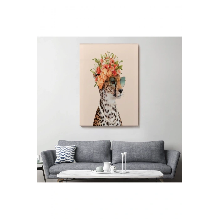 Kokoş Çıta, Çiçek Taçlı Sosyetik Çita Tablosu-6322