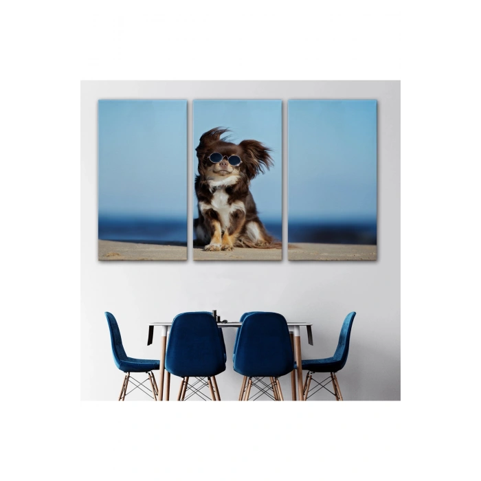 Küçük Köpek Dekoratif Kanvas Tablo 1157