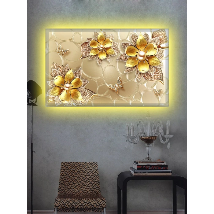 Led Işıklı 3d Dekoratif Küp Tablo