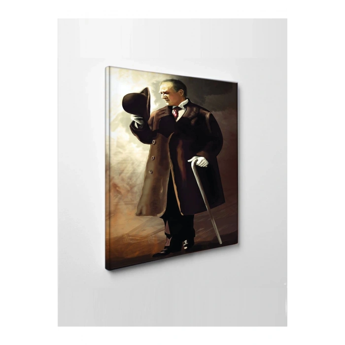 Led Işıklı Atatürk (ev,ofis tabloları)