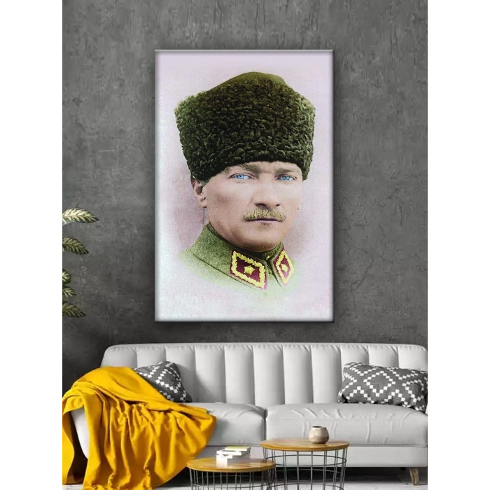 Led Işıklı Atatürk  Misafir Odası