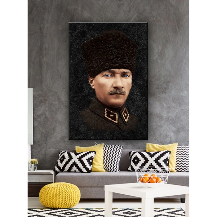 Led Işıklı Atatürk Tablo