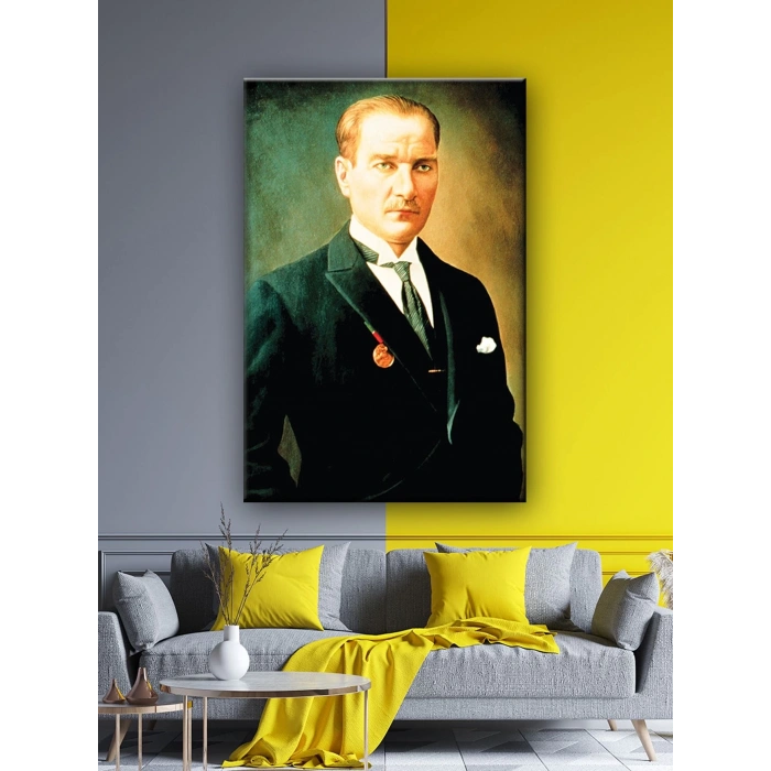 Led Işıklı Atatürk Tablosu (ev,ofis,hediyelik)