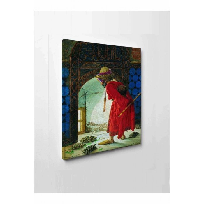 Led Işıklı Dünyaca Ünlü Kaplumbağa Terbiyecisi Tablo