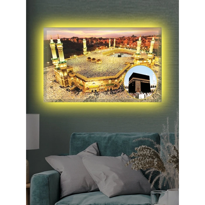 Led Işıklı kâbei muazzama Tablo