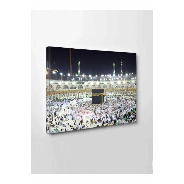 Led Işıklı Kâbe Tablosu (Ev,Ofis, İşyeri)