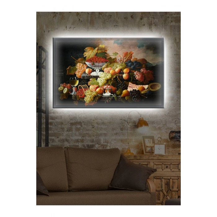 Led Işıklı Meyve Sanatsal Tablo