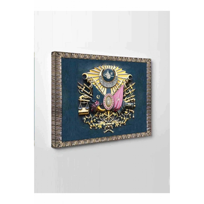 Led Işıklı Osmanlı Amblemi tablo (Ofis, İşyeri için ideal)