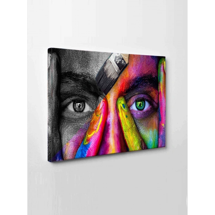 Led Işıklı Sanatsal Kanvas Tablo