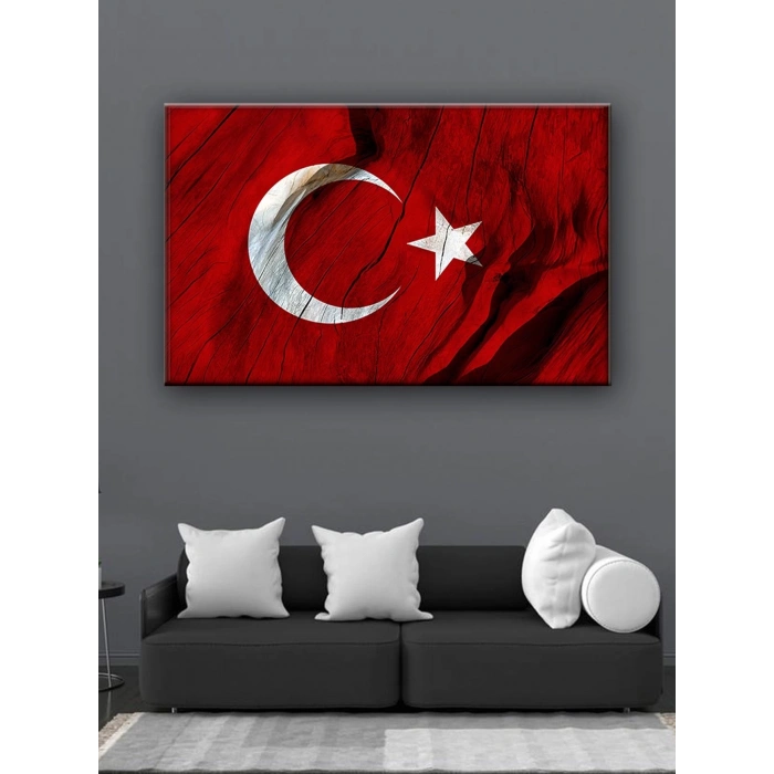 Led Işıklı Türk Bayrağı (ay yıldız)