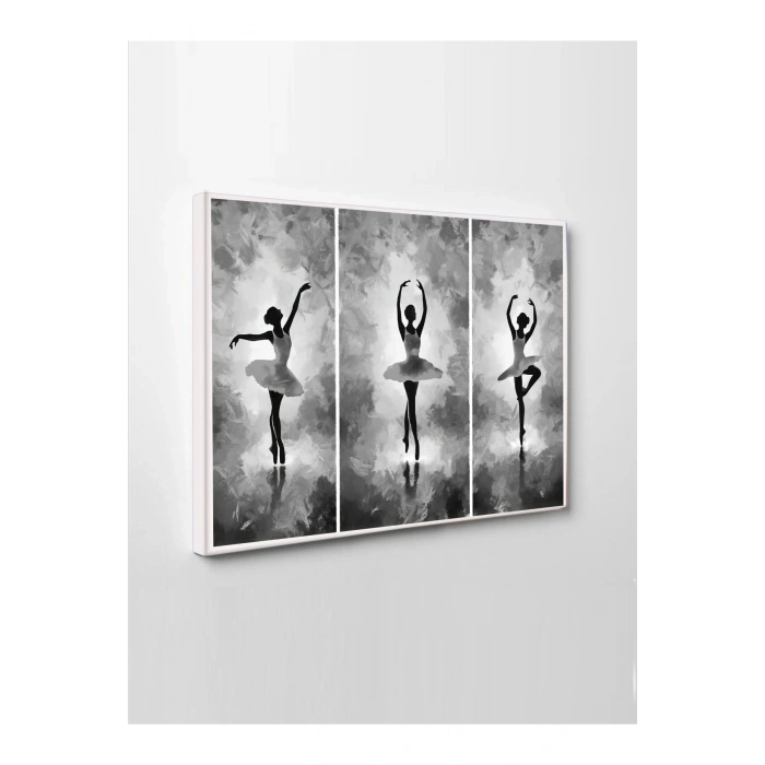 Led Işıklı Üçlü Bale Yapan Kadınlar Tablosu