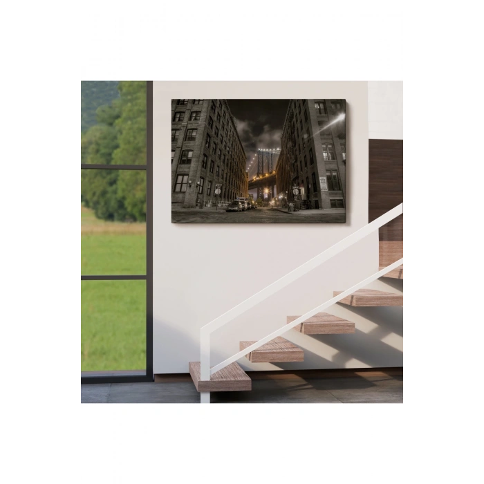 Manhattan Sokak Manzara Tablosu-6517