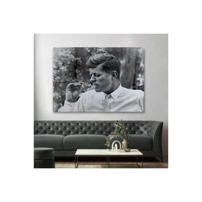 Marijuana İçen John F. Kennedy Tablosu-6588