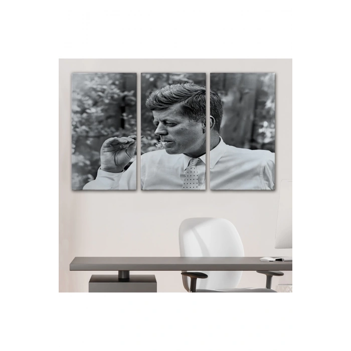 Marijuana İçen John F. Kennedy Tablosu-6588