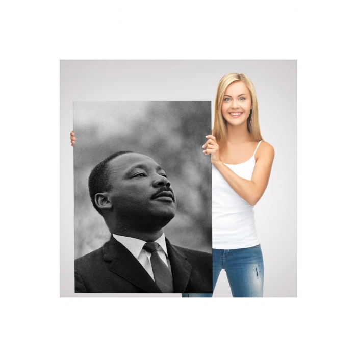 Martin Luther King Dekoratif Kanvas Duvar Tablosu-6374