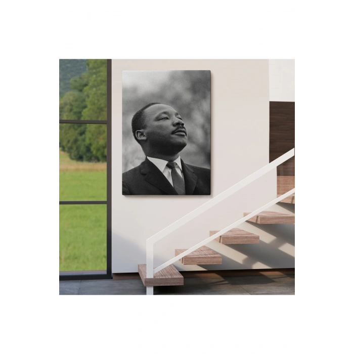 Martin Luther King Dekoratif Kanvas Duvar Tablosu-6374