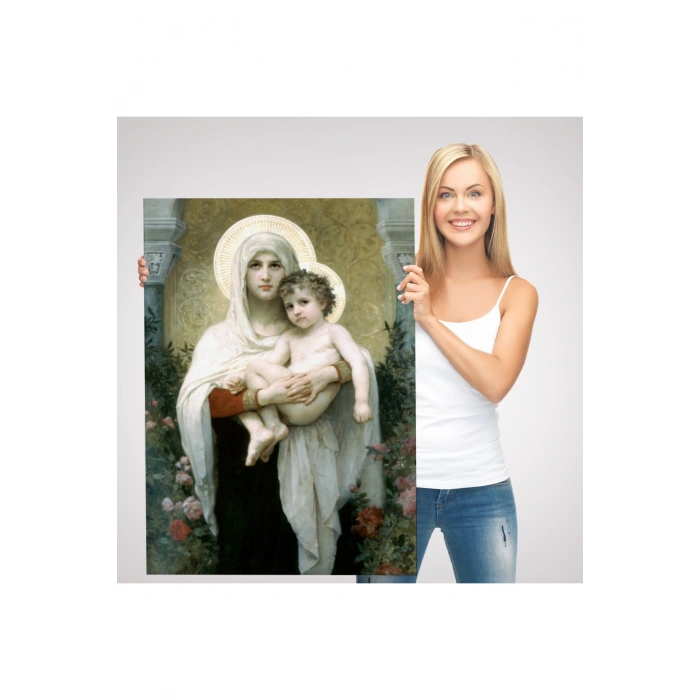 Meryem ve Oğlu İsa Tablo - Jesus Christ -6438