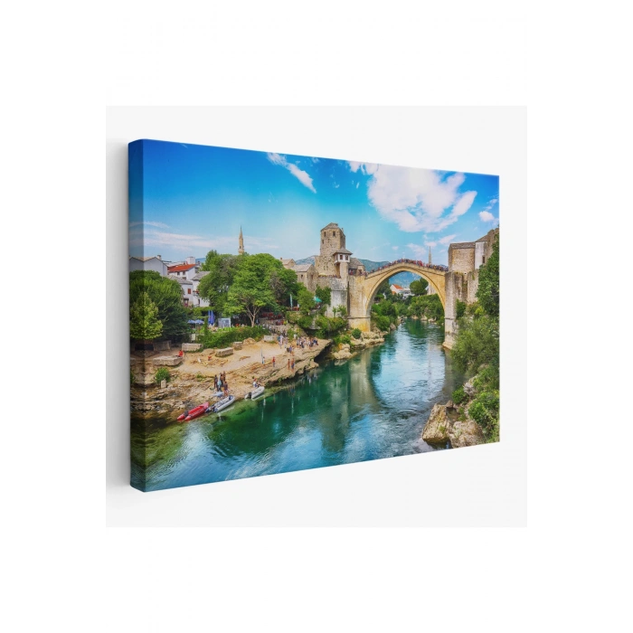 Mostar Köprüsü Kanvas Duvar Tablosu-1115
