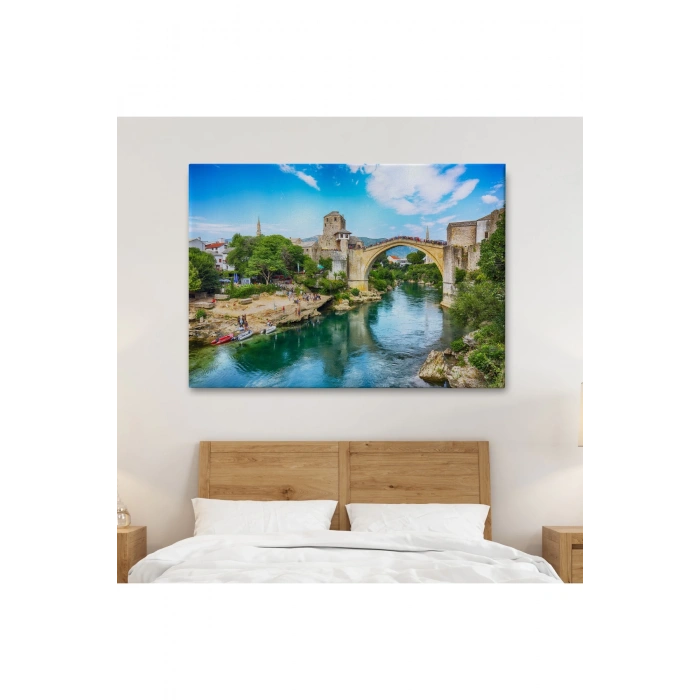 Mostar Köprüsü Kanvas Duvar Tablosu-1115